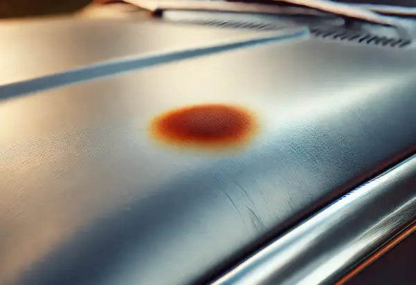 Rost entfernen Roststelle am Auto